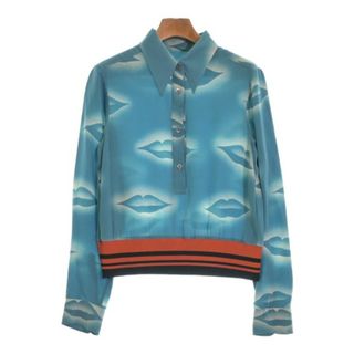 DRIES VAN NOTEN カジュアルシャツ 36(XS位) 水色 【古着】【中古】