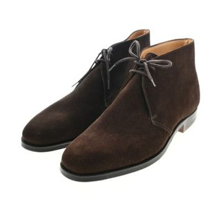 クロケットアンドジョーンズ(Crockett&Jones)のCROCKETT&JONES ブーツ UK8(26.5cm位) 茶系 【古着】【中古】(ブーツ)