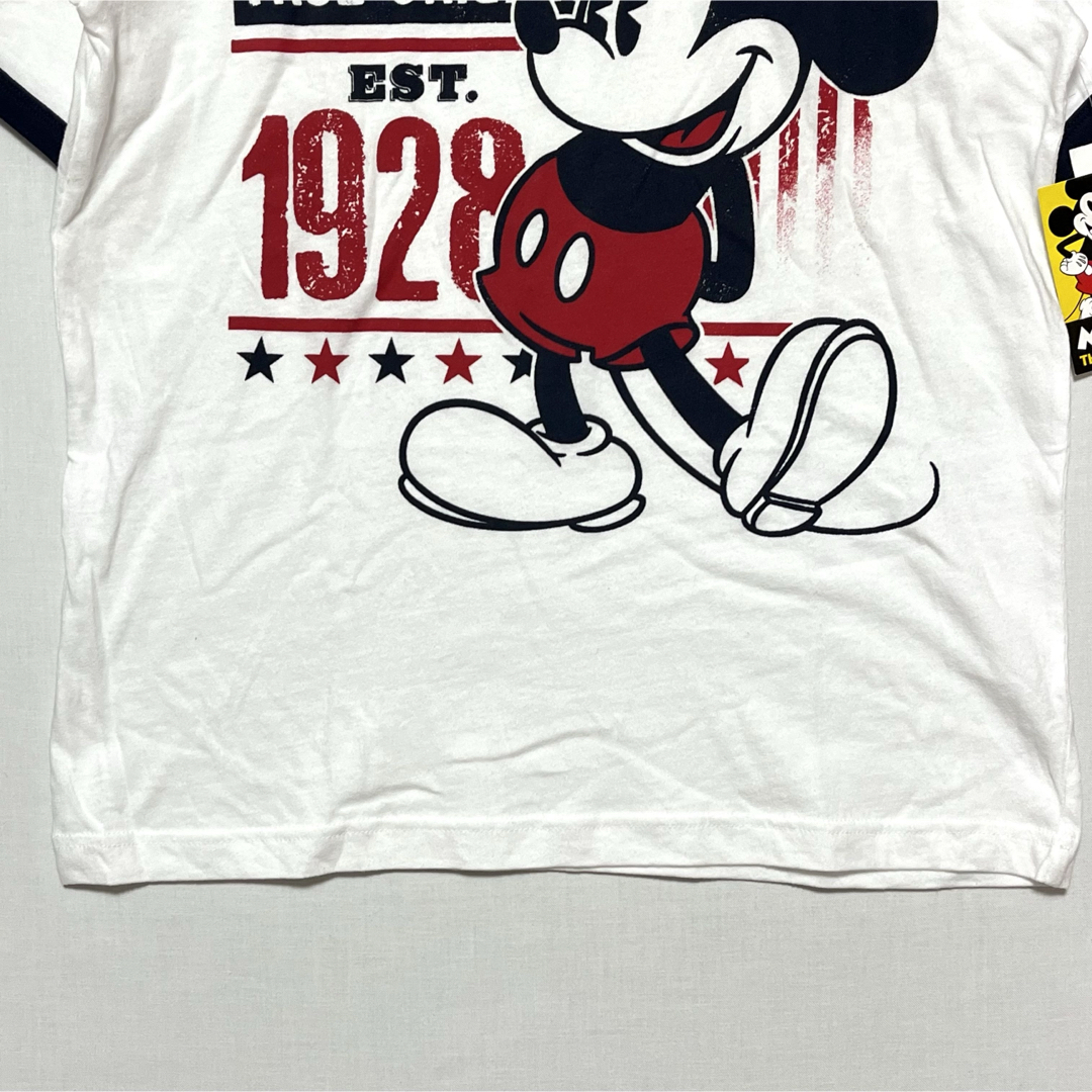 Disney(ディズニー)のDisney ディズニー ミッキーマウス アメリカ国旗 プリント Tシャツ メンズのトップス(Tシャツ/カットソー(半袖/袖なし))の商品写真