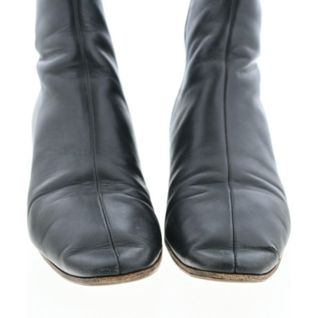MM6(エムエムシックス)のMM6 エムエムシックス ブーツ 37(23.5cm位) 黒 【古着】【中古】 レディースの靴/シューズ(ブーツ)の商品写真