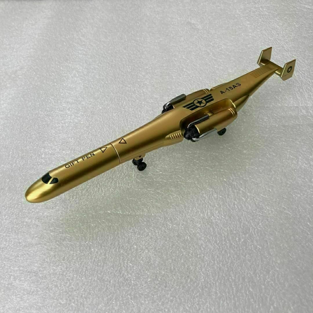 ゴールド レプリカ飛行機 プレーン Gift ギフト用商品 おもちゃ 子供 エンタメ/ホビーのフィギュア(その他)の商品写真