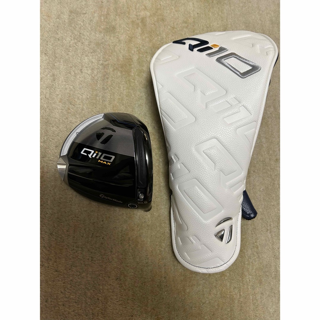 美品　テーラーメイド Qi10 MAX ドライバー 10.5° ヘッド　カバー有 スポーツ/アウトドアのゴルフ(クラブ)の商品写真