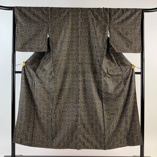 紬 身丈150cm 裄丈65cm 正絹 秀品 【中古】(着物)