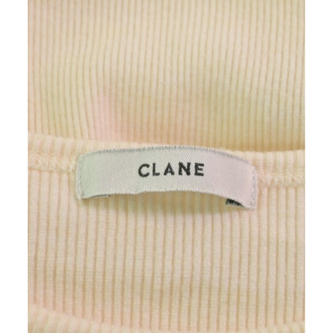 CLANE(クラネ)のCLANE クラネ Tシャツ・カットソー 2(M位) アイボリー系 【古着】【中古】 レディースのトップス(カットソー(半袖/袖なし))の商品写真