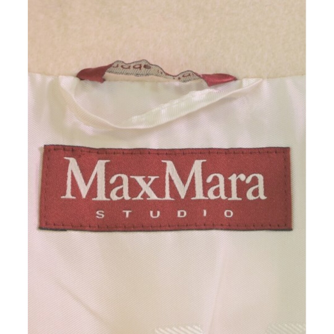 Max Mara STUDIO ダッフルコート 38(S位) アイボリー 【古着】【中古】 レディースのジャケット/アウター(ダッフルコート)の商品写真