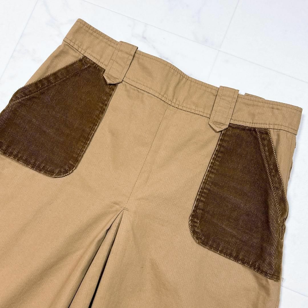 Ray BEAMS(レイビームス)の■Beams Ray レイビームス キュロット風スカート コーデュロイポケット レディースのスカート(その他)の商品写真