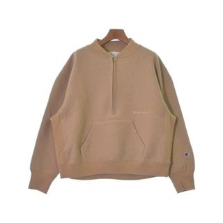 チャンピオン(Champion)のCHAMPION チャンピオン スウェット M ベージュ 【古着】【中古】(トレーナー/スウェット)