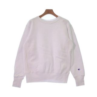 チャンピオン(Champion)のCHAMPION チャンピオン スウェット M 白 【古着】【中古】(トレーナー/スウェット)