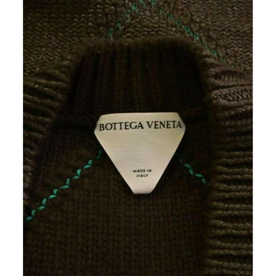 Bottega Veneta(ボッテガヴェネタ)のBOTTEGA VENETA ボッテガベネタ ニット・セーター M 深緑xこげ茶 【古着】【中古】 メンズのトップス(ニット/セーター)の商品写真