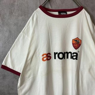 【リンガーTシャツ、中田英寿、イギリス製】00-01 ASローマ ゲームシャツ(Tシャツ/カットソー(半袖/袖なし))