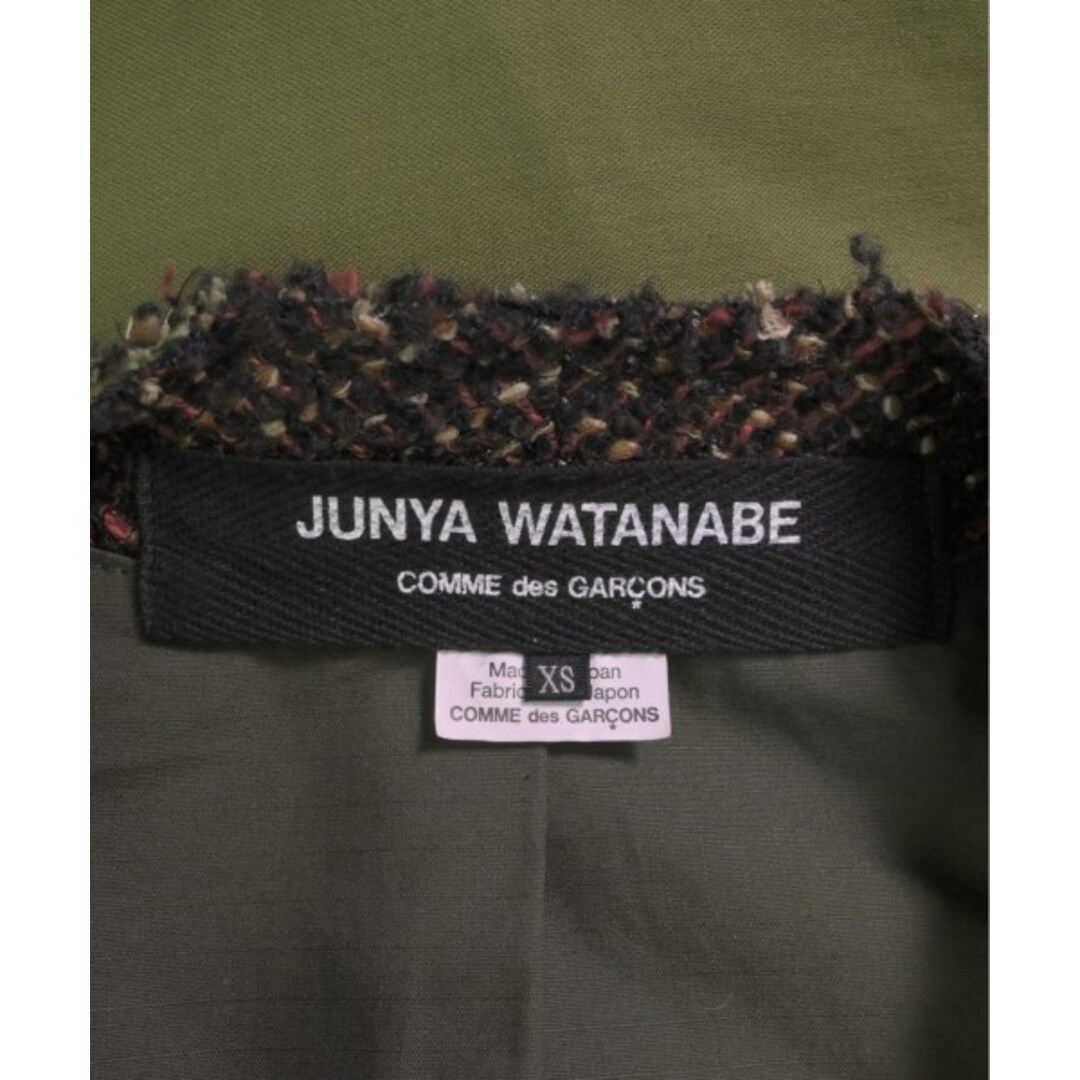 JUNYA WATANABE(ジュンヤワタナベ)のJUNYA WATANABE ブルゾン（その他） XS カーキx黒等 【古着】【中古】 レディースのジャケット/アウター(その他)の商品写真