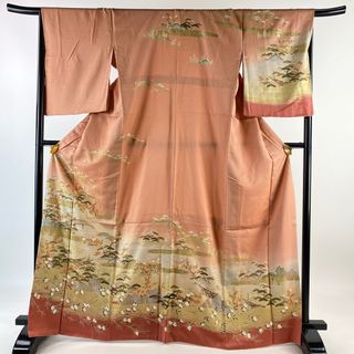 訪問着 身丈168cm 裄丈67cm 正絹 秀品 【中古】(着物)