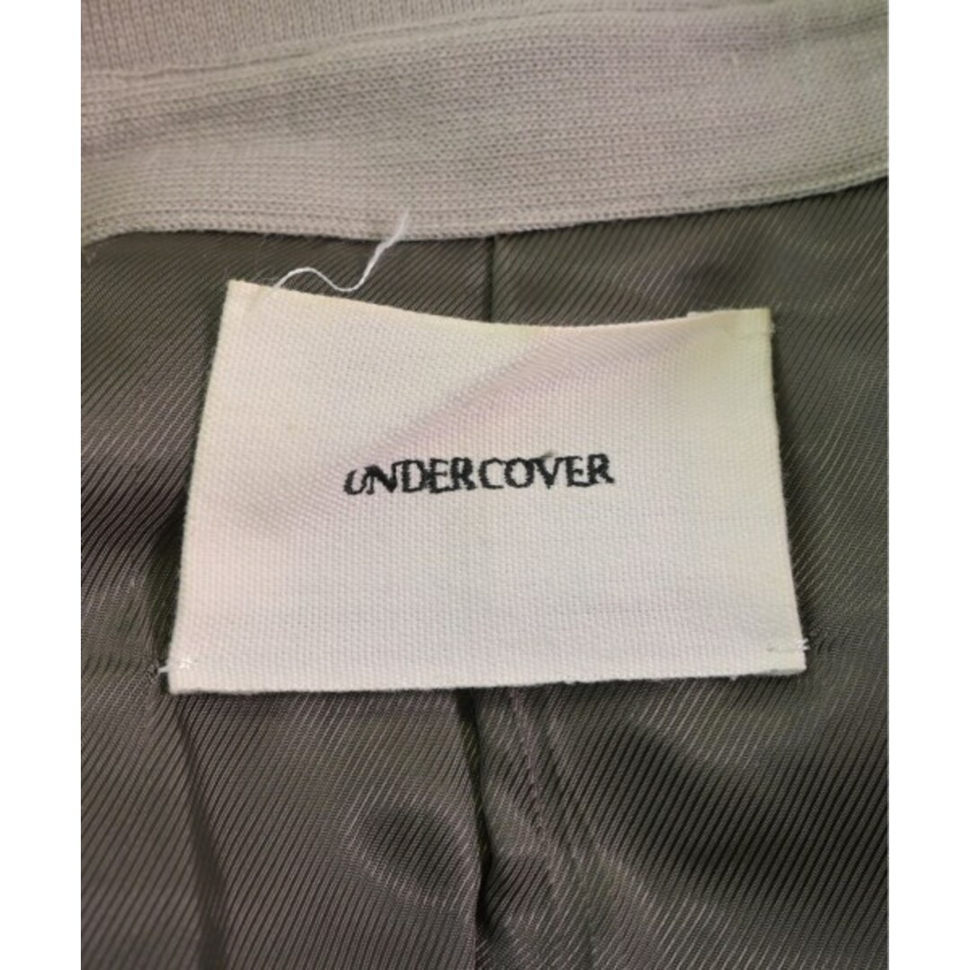 UNDERCOVER(アンダーカバー)のUNDER COVER カジュアルジャケット 1(S位) カーキxグレー系 【古着】【中古】 レディースのジャケット/アウター(テーラードジャケット)の商品写真