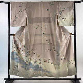 訪問着 身丈153.5cm 裄丈62.5cm 正絹 秀品 【中古】(着物)