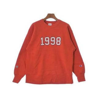 チャンピオン(Champion)のCHAMPION チャンピオン スウェット XS オレンジ 【古着】【中古】(トレーナー/スウェット)