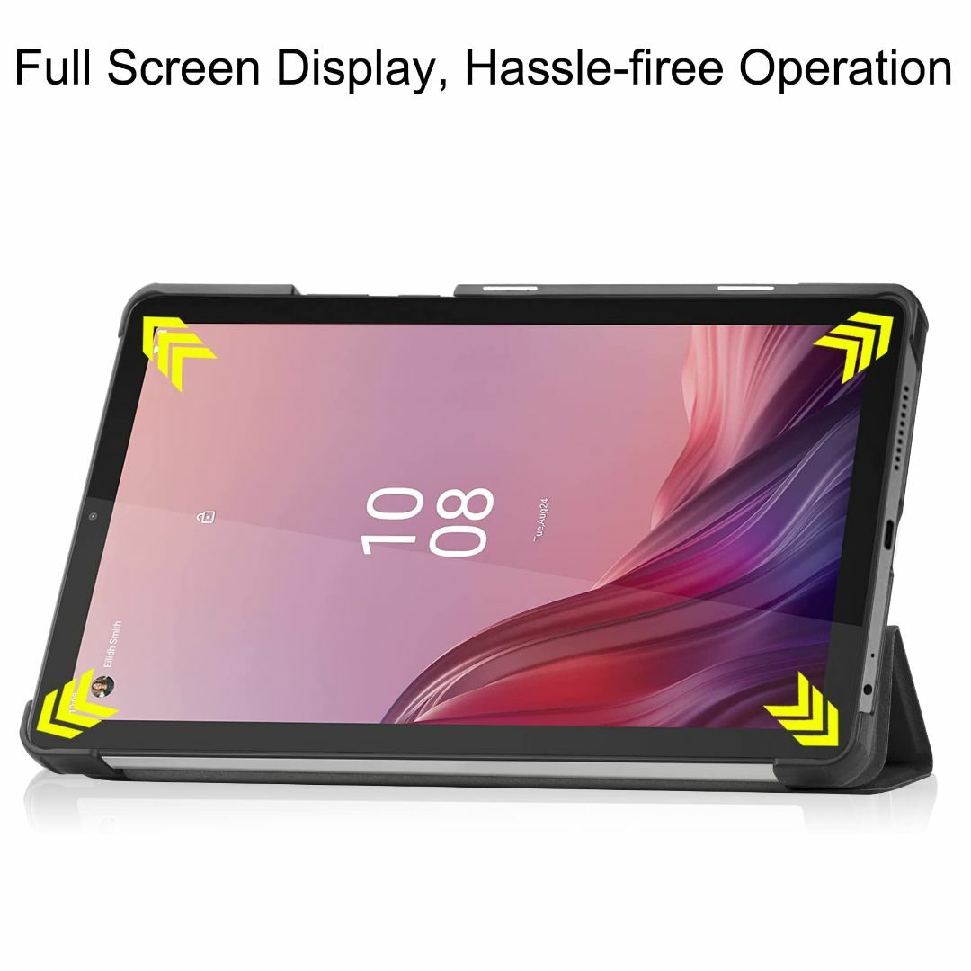 【在庫処分】For Lenovo Tab M9 ケース タブレット 三つ折りスタ スマホ/家電/カメラのPC/タブレット(タブレット)の商品写真