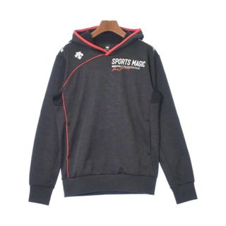 デサント(DESCENTE)のDESCENTE デサント パーカー M グレー 【古着】【中古】(パーカー)