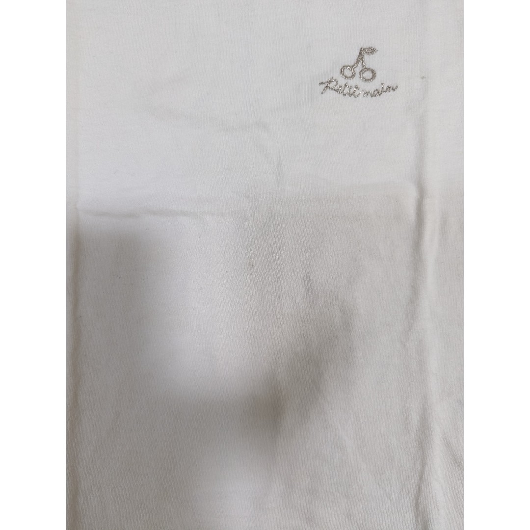 petit main(プティマイン)のプティマイン　オーガニックコットンTシャツ　100センチ キッズ/ベビー/マタニティのキッズ服女の子用(90cm~)(Tシャツ/カットソー)の商品写真