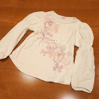 メゾピアノ(mezzo piano)のメゾピアノ　130　長袖Tシャツ(Tシャツ/カットソー)