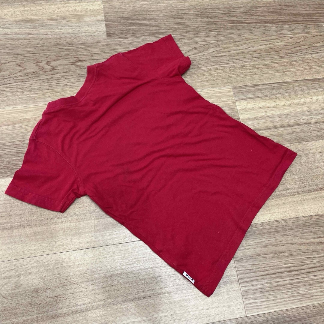 FILA(フィラ)のFILA 赤　綿100 キッズ/ベビー/マタニティのキッズ服男の子用(90cm~)(Tシャツ/カットソー)の商品写真