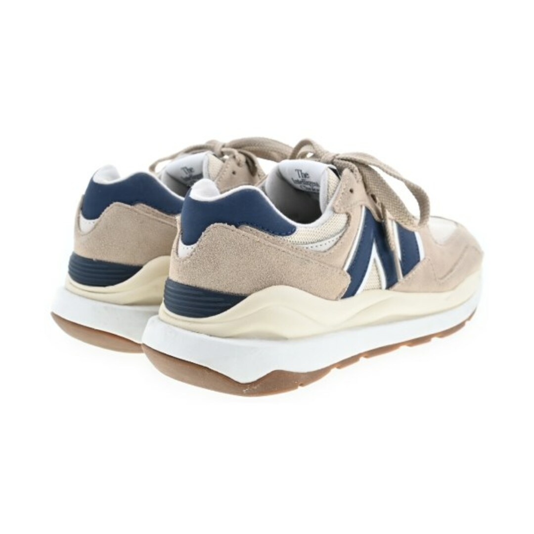 New Balance(ニューバランス)のNew Balance ニューバランス スニーカー 26cm ベージュx紺 【古着】【中古】 レディースの靴/シューズ(スニーカー)の商品写真