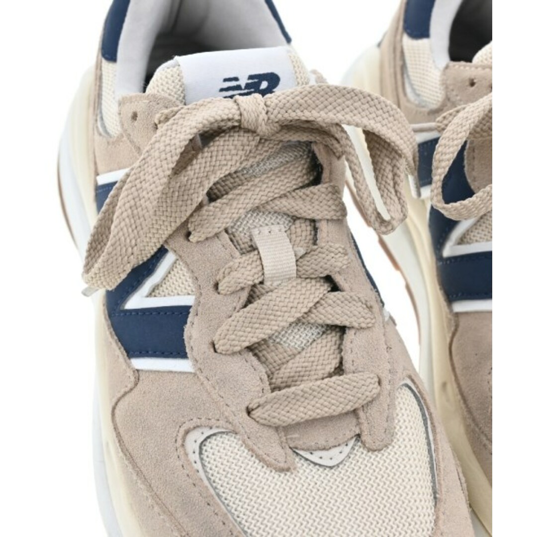 New Balance(ニューバランス)のNew Balance ニューバランス スニーカー 26cm ベージュx紺 【古着】【中古】 レディースの靴/シューズ(スニーカー)の商品写真