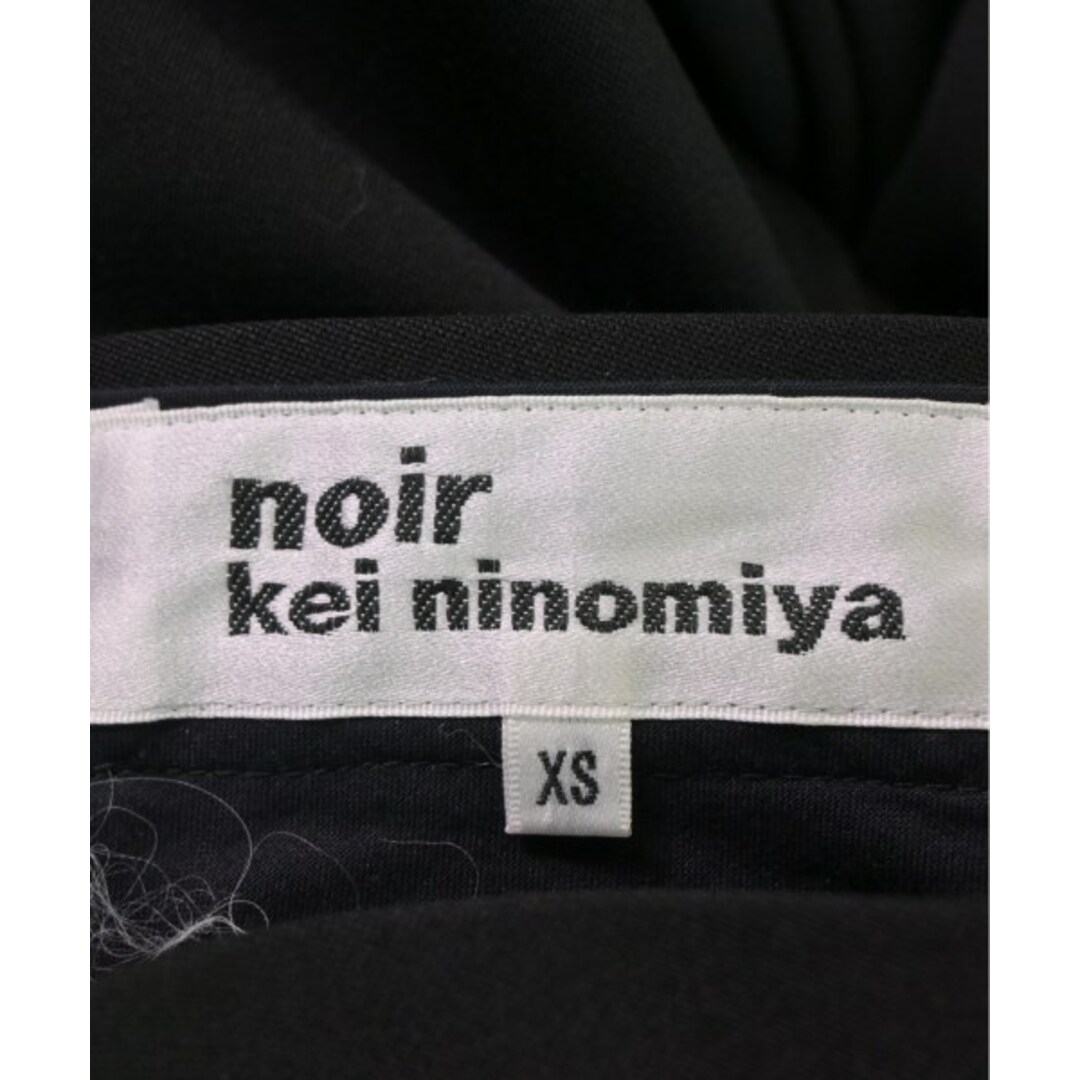 noir kei ninomiya(ノワールケイニノミヤ)のnoir kei ninomiya クロップドパンツ XS 黒 【古着】【中古】 レディースのパンツ(クロップドパンツ)の商品写真
