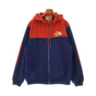 Gucci - GUCCI グッチ パーカー XL 紫x赤等 【古着】【中古】