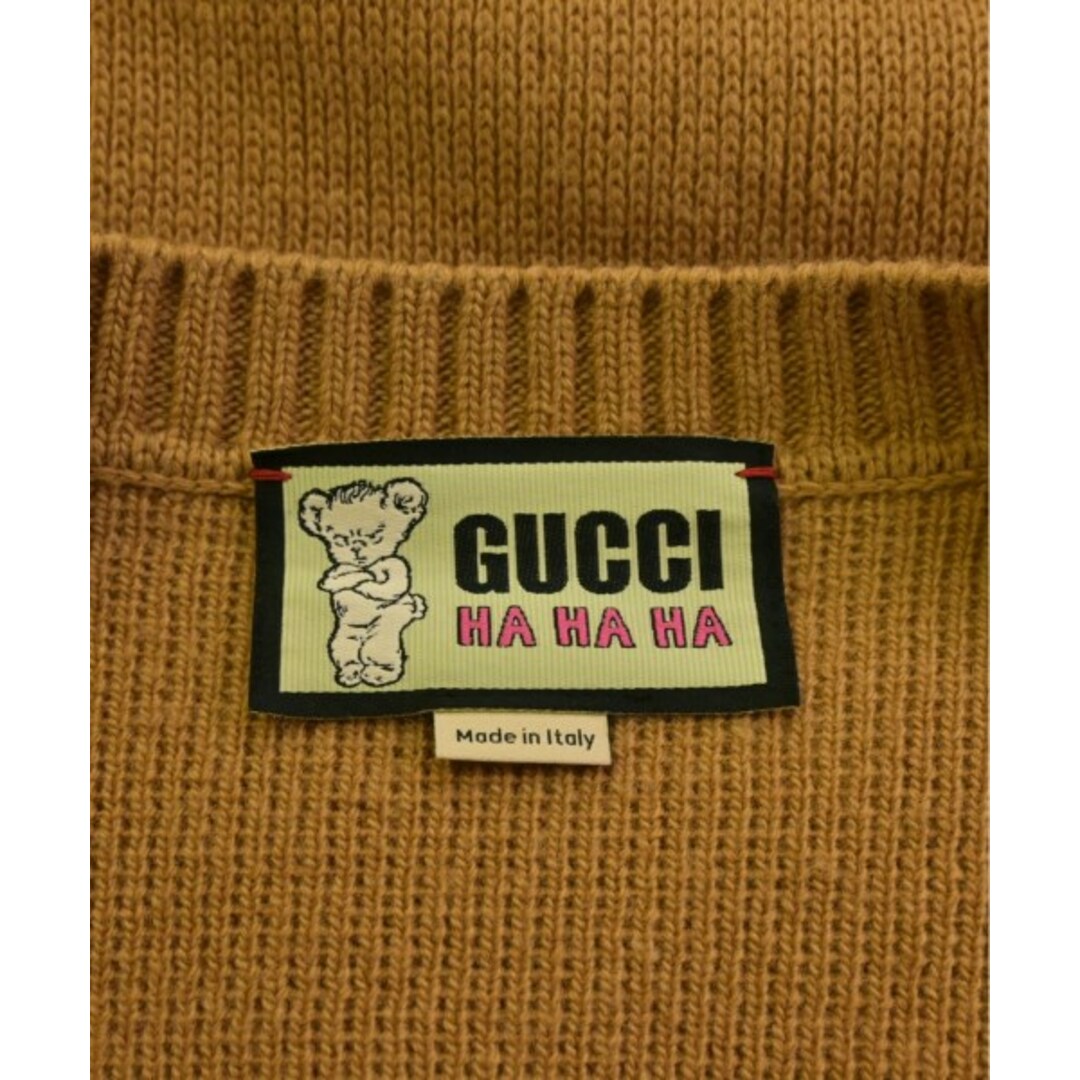 Gucci(グッチ)のGUCCI グッチ カーディガン XL 茶系 【古着】【中古】 メンズのトップス(カーディガン)の商品写真