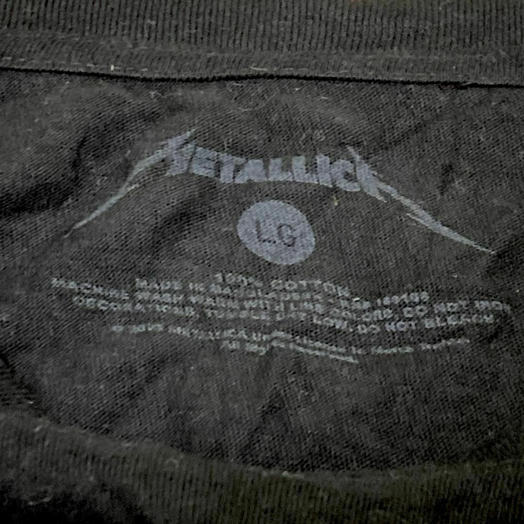 METALLICA(メタリカ)のメタリカ バンド半袖Tシャツ ヘヴィメタル ブラック US古着 m54 メンズのトップス(Tシャツ/カットソー(半袖/袖なし))の商品写真