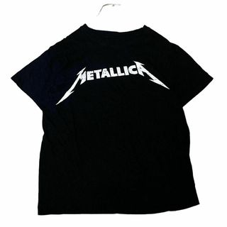 METALLICA - メタリカ バンド半袖Tシャツ ヘヴィメタル ブラック US古着 m54