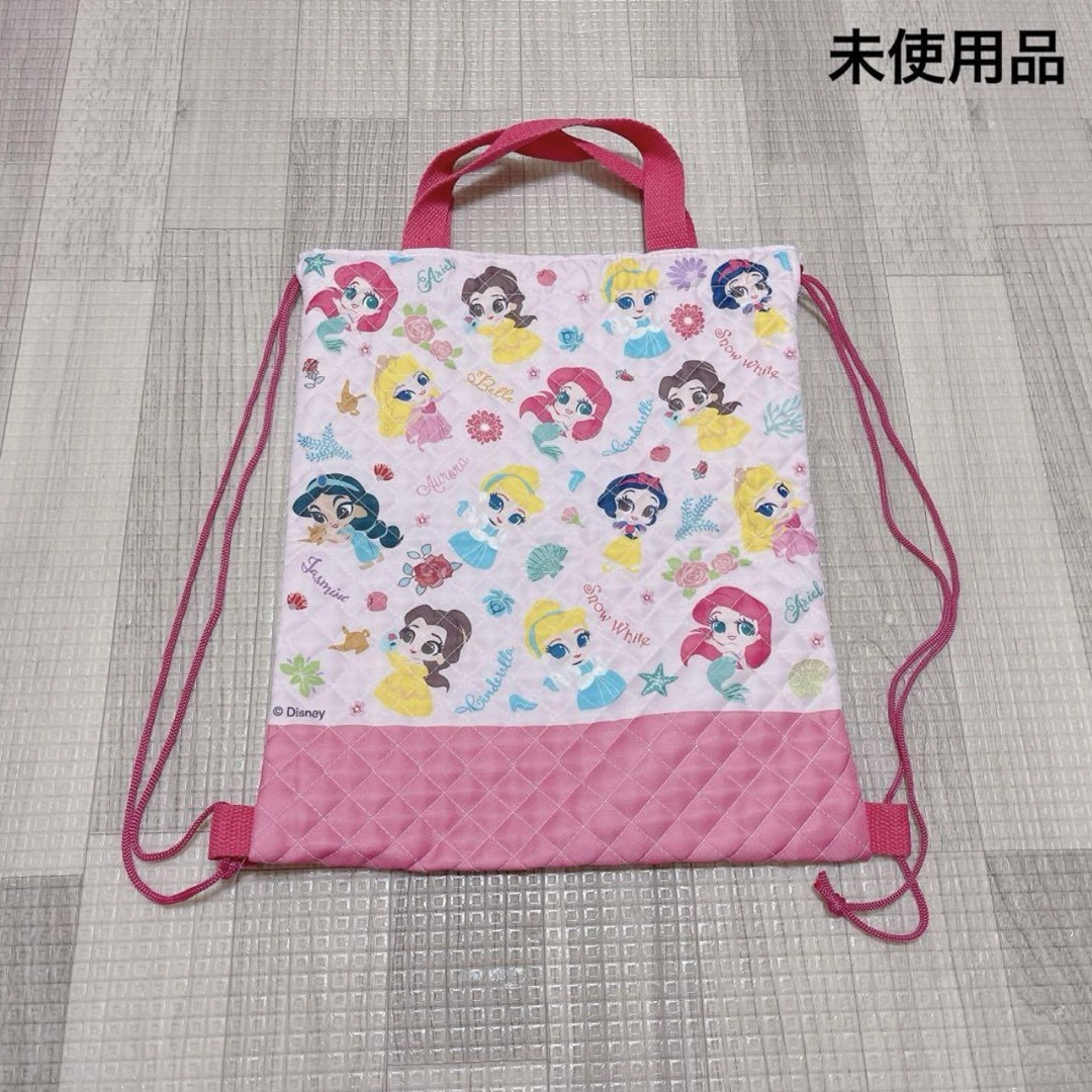 Disney(ディズニー)の1489 キッズ用品 / Disney Princess ナップザック 体操着袋 キッズ/ベビー/マタニティのこども用バッグ(体操着入れ)の商品写真