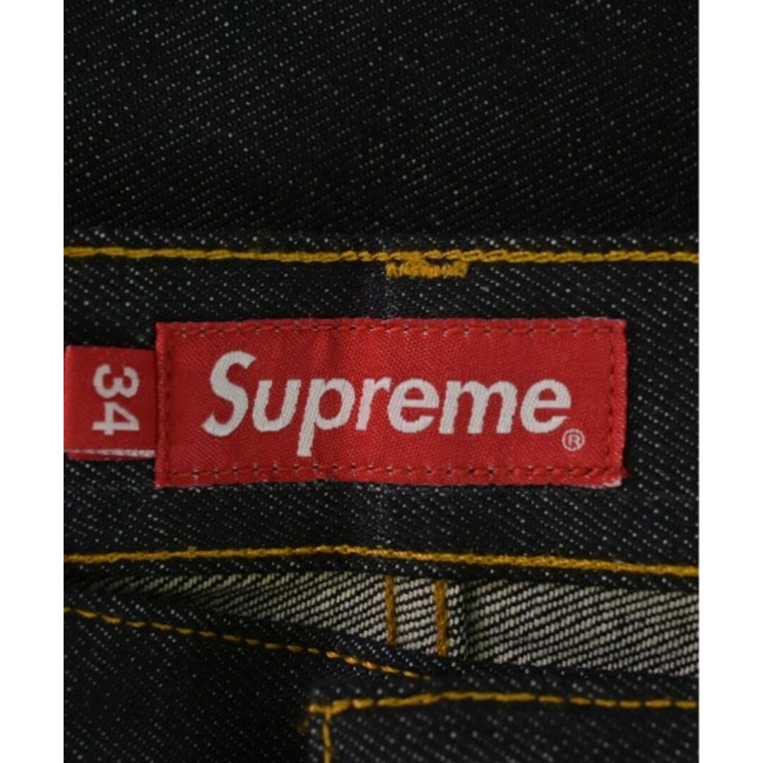 Supreme(シュプリーム)のSupreme シュプリーム デニムパンツ 34(XL位) インディゴ(デニム) 【古着】【中古】 メンズのパンツ(デニム/ジーンズ)の商品写真