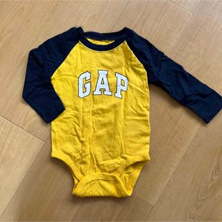 ベビーギャップ(babyGAP)のGAP babygap ロンパース gapロゴ 6-12months(ロンパース)