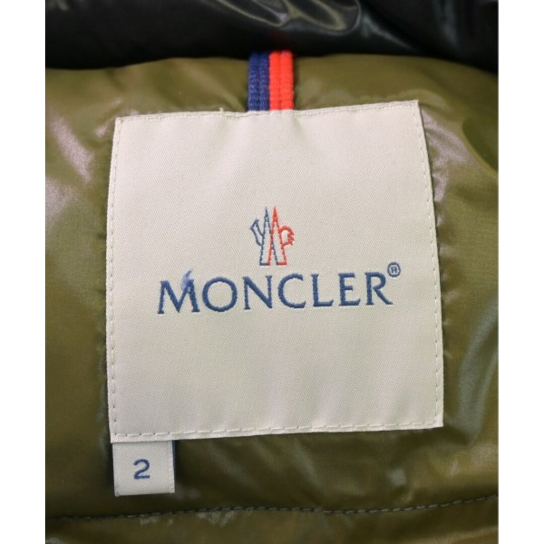 MONCLER(モンクレール)のMONCLER モンクレール ダウンジャケット/ダウンベスト 2(M位) 黒 【古着】【中古】 メンズのジャケット/アウター(ダウンジャケット)の商品写真