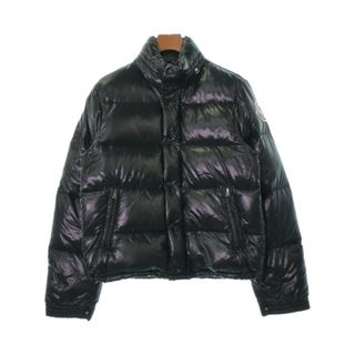 モンクレール(MONCLER)のMONCLER モンクレール ダウンジャケット/ダウンベスト 2(M位) 黒 【古着】【中古】(ダウンジャケット)