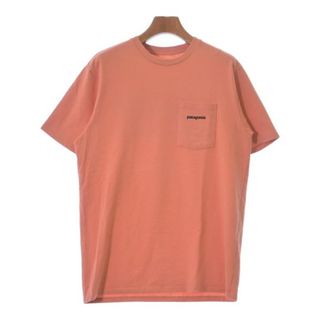 パタゴニア(patagonia)のpatagonia パタゴニア Tシャツ・カットソー XS オレンジ 【古着】【中古】(Tシャツ/カットソー(半袖/袖なし))