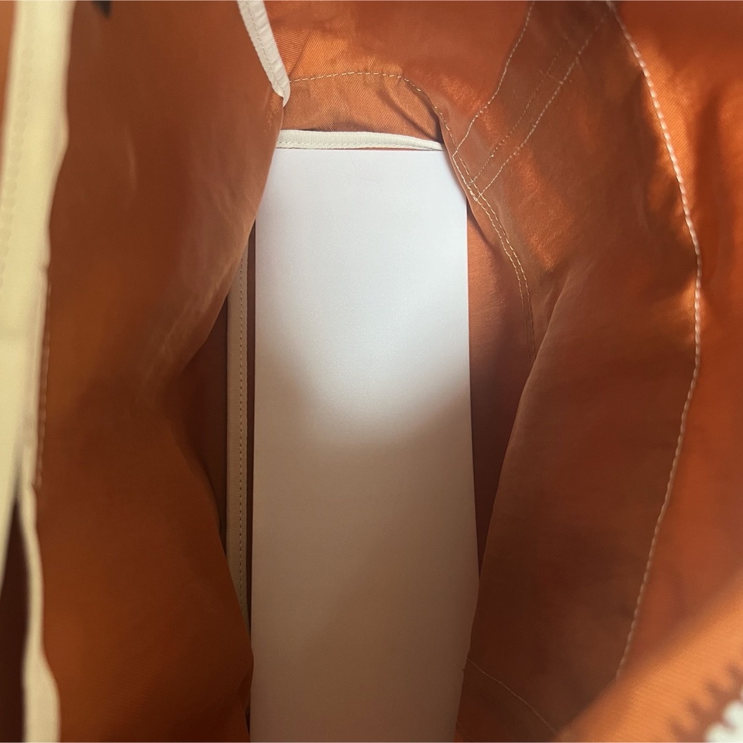 【美品】豊岡鞄  オレンジ　ナイロン　リュックサック　バックパック レディースのバッグ(リュック/バックパック)の商品写真