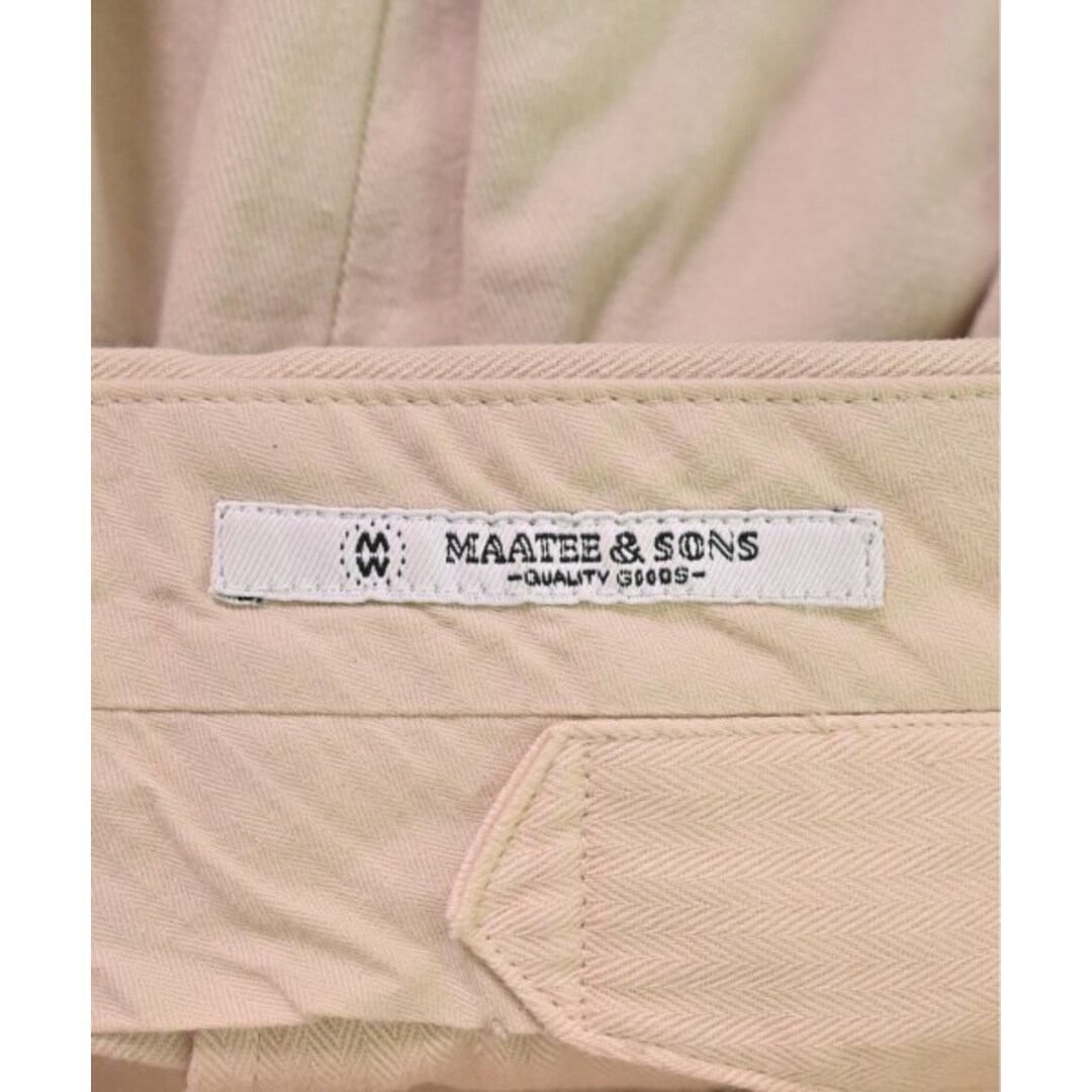 MAATEE&SONS パンツ（その他） 2(M位) ベージュ 【古着】【中古】 メンズのパンツ(その他)の商品写真