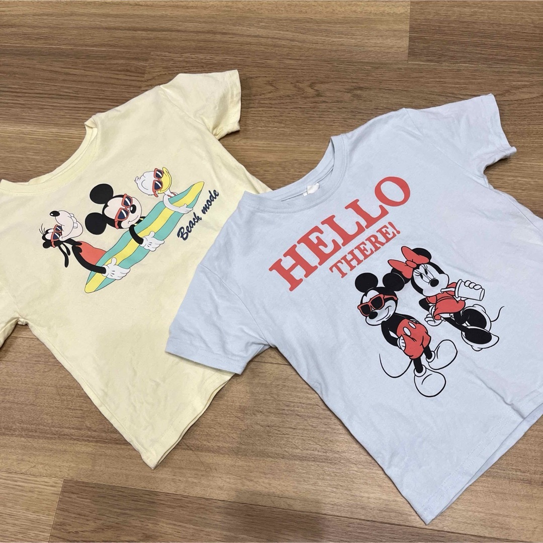 little ミッキー　綿 キッズ/ベビー/マタニティのキッズ服男の子用(90cm~)(Tシャツ/カットソー)の商品写真