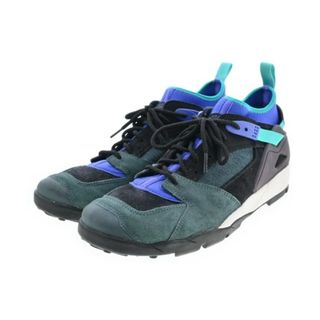 NIKE ACG ナイキ　エーシージー スニーカー 28.5cm 緑系x青紫x黒 【古着】【中古】(スニーカー)