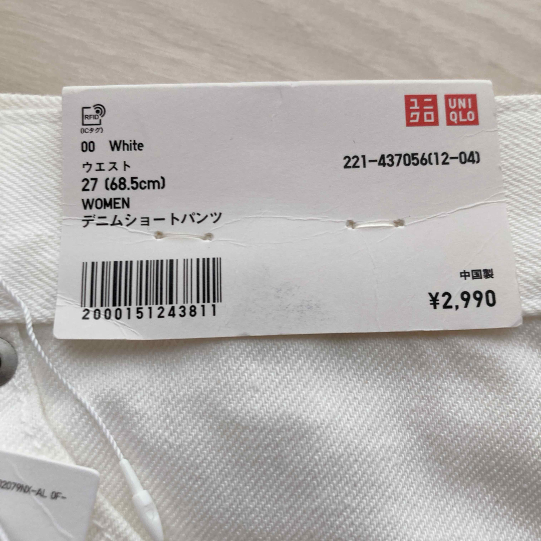 UNIQLO(ユニクロ)のUNIQLO ユニクロ　デニムショートパンツ　レディース　WOMEN  レディースのパンツ(ショートパンツ)の商品写真