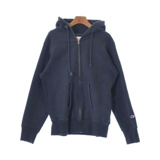 チャンピオン(Champion)のCHAMPION チャンピオン パーカー L 紺 【古着】【中古】(パーカー)