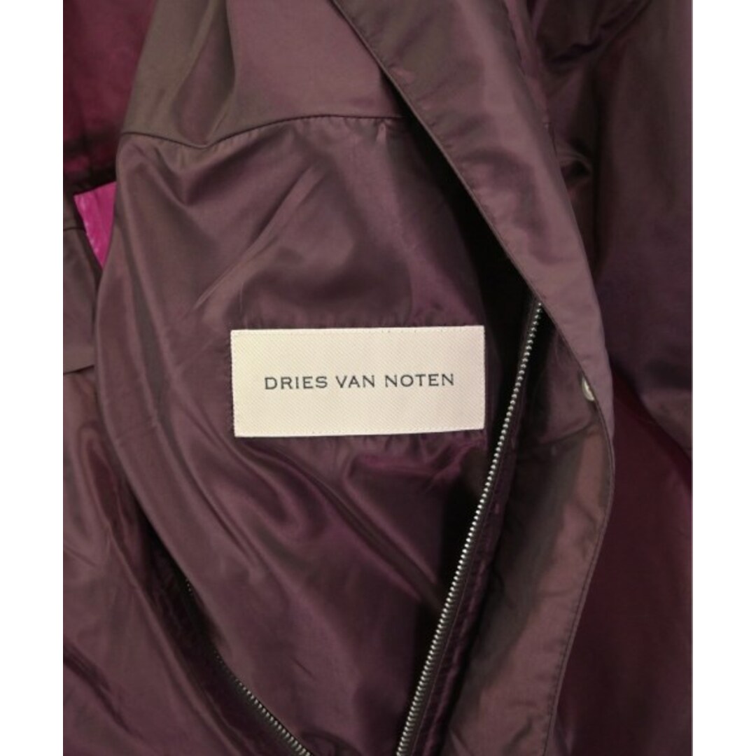 DRIES VAN NOTEN - DRIES VAN NOTEN コート(その他) S 赤紫系 DRIES VAN NOTEN - DRIES VAN NOTEN コート(その他) S 赤紫系
