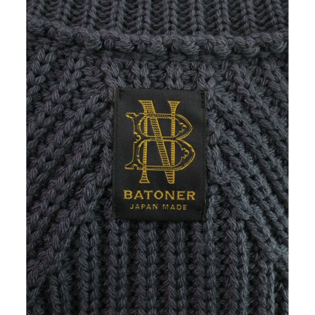 BATONER(バトナー)のBATONER バトナー ニット・セーター 1(S位) グレー系 【古着】【中古】 メンズのトップス(ニット/セーター)の商品写真