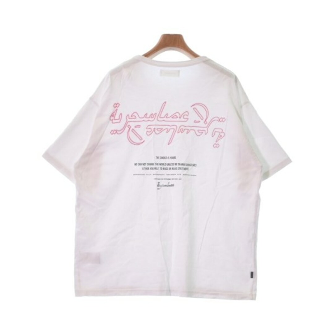 MAGIC STICK(マジックスティック)のMAGIC STICK マジックスティック Tシャツ・カットソー M 白 【古着】【中古】 メンズのトップス(Tシャツ/カットソー(半袖/袖なし))の商品写真