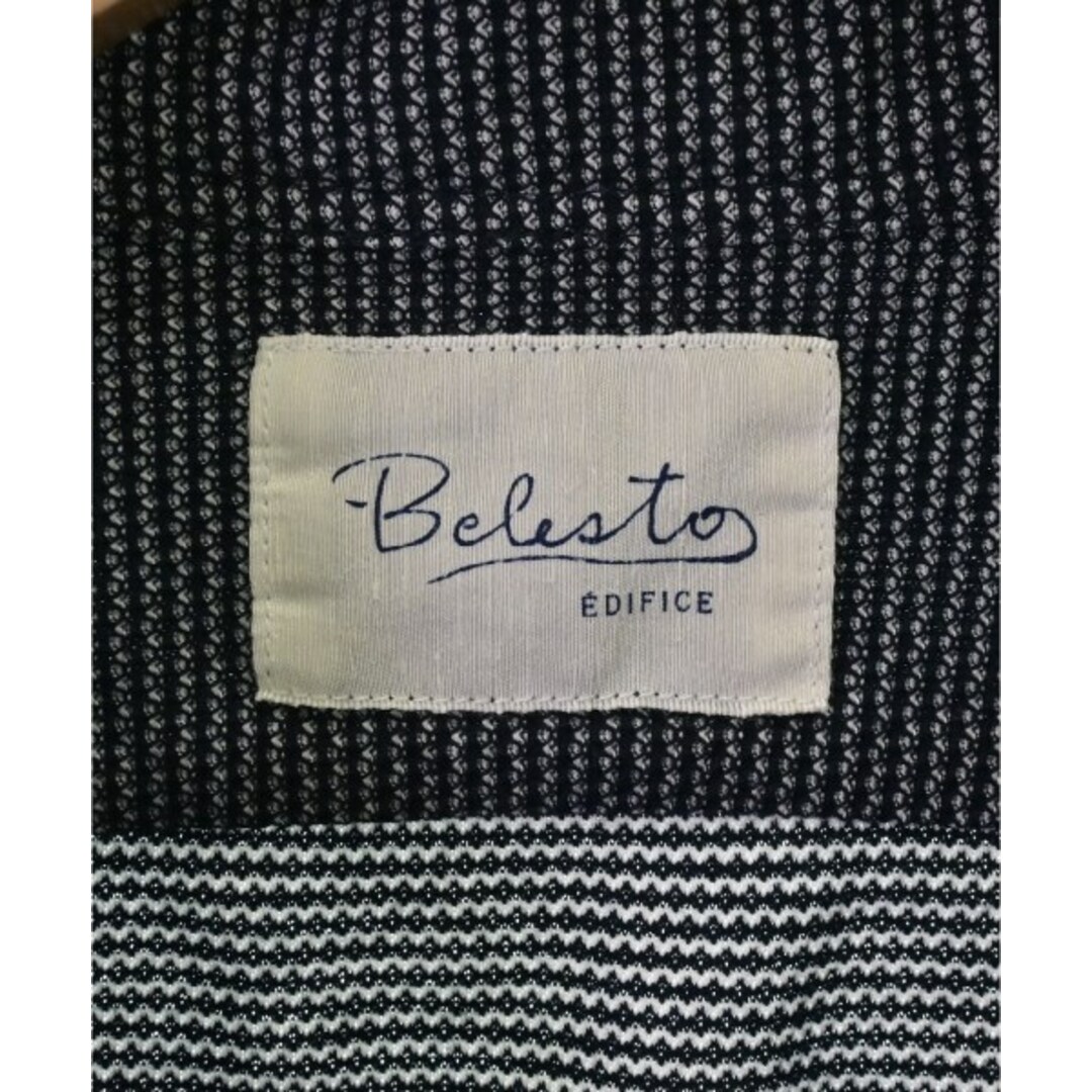 Belesto ベレスト ポロシャツ 48(L位) 紺 【古着】【中古】 メンズのトップス(ポロシャツ)の商品写真