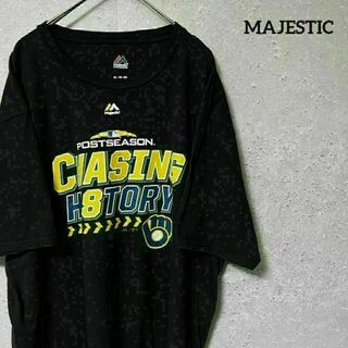 マジェスティック(Majestic)のMajestic マジェスティック Tシャツ 半袖 ベースボール 野球 XL(Tシャツ/カットソー(半袖/袖なし))