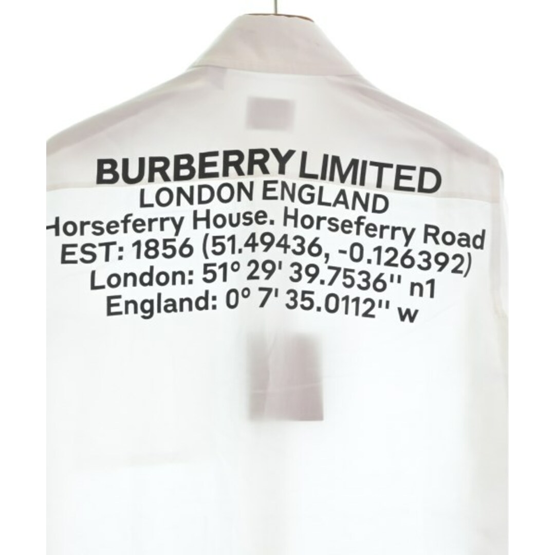 BURBERRY(バーバリー)のBURBERRY バーバリー カジュアルシャツ 34(XXS位) 白 【古着】【中古】 レディースのトップス(シャツ/ブラウス(長袖/七分))の商品写真