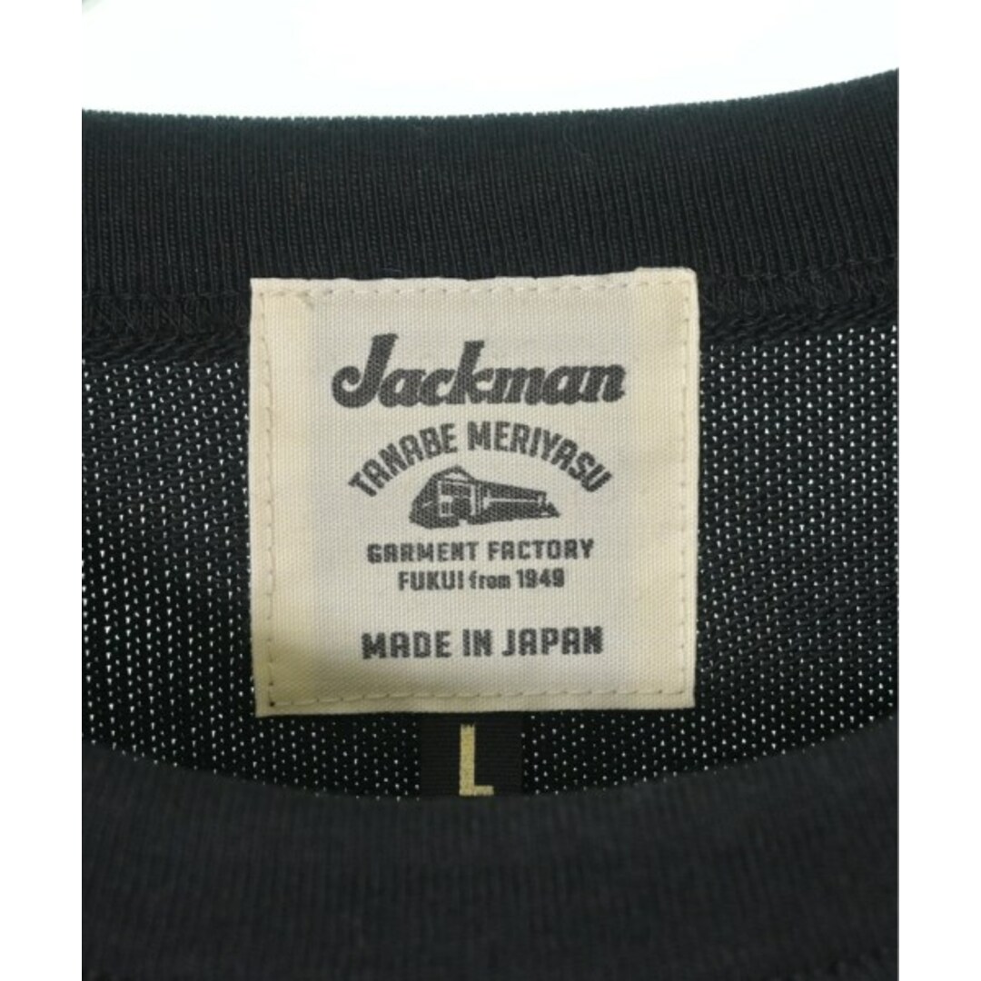Jackman(ジャックマン)のJackman ジャックマン Tシャツ・カットソー L 黒 【古着】【中古】 メンズのトップス(Tシャツ/カットソー(半袖/袖なし))の商品写真